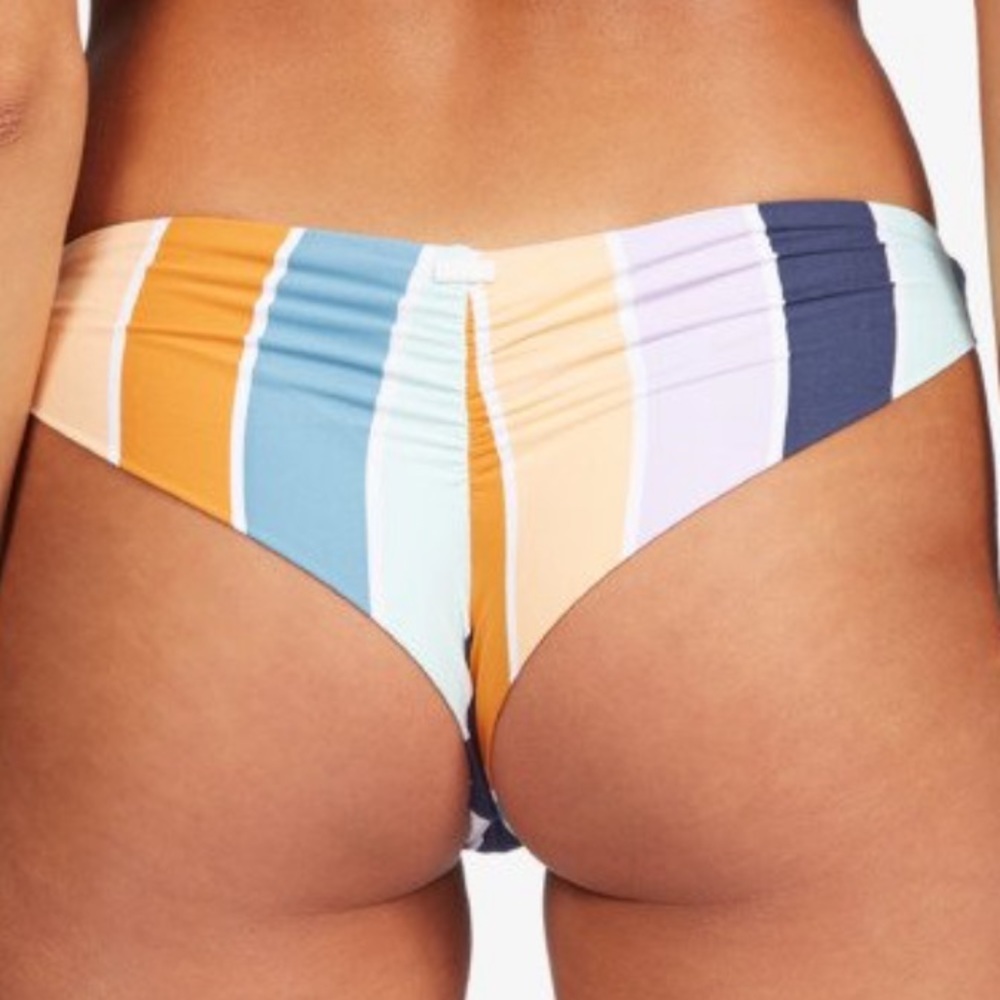 NWT Roxy Printed Beach Classic Mini Coverage Bottom Size Large - Picture 2 of 8